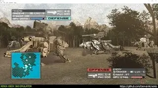 Xenia Xbox 360 Emulator - Zoids Assault Ingame!