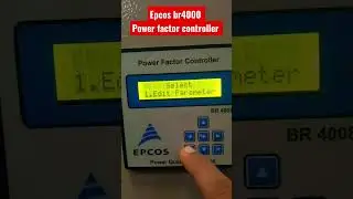 #shorts #epcos br4000 power factor controller ||