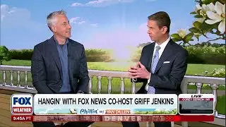 FOX & Friends Weekend co-host Griff Jenkins chills with Fox Weather Meteorologist Bob Van Dillen