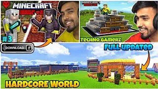 Download Techno GamerZ Hardcore World For Minecraft PE|Latest Update|Exped Gaming