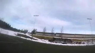 ImmersionRC Vortex 250 Pro at the football field