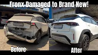 Fronx Accident Repair Transformation | Front & Rear Damage Fully Restored! #saiautomobilesjasai