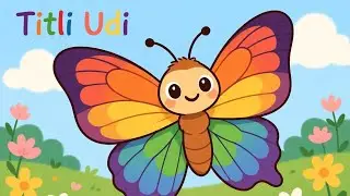 🦋 Titli Udi | Cute Kids Rhyme | Nursery Rhymes for Kids | Innaurastudy