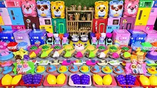7 Minutes Satisfying with Unboxing Hello Kitty Sanrio Kitchen Set | Tiny ASMR Mini Cute Kitchen Set