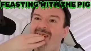 DSP Disgustingly Stuffs His Face With Way Too Much Food, Feasting With The Pig
