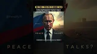 Putin Signals Readiness for Peace Talks With Ukraine😷😷 | No Preconditions 🇷🇺🇺🇦#worldpolitics #putin