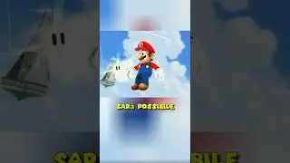 Glitch Mario Nuvola su Super Mario Galaxy 2