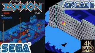 Zaxxon Arcade ( Sega 1982 ) 4k Gameplay