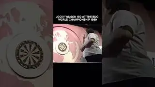 Jocky Wilson&rsquo;s 180 at the 1989 BDO World Championship! 🎯🔥#darts #bdo #180