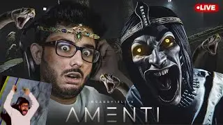 carryminati playing a horror game AMENTI || watch carry reaction 😂 |&lrm;@CarryisLive&nbsp; #tranding