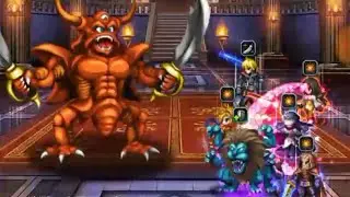 FFBE jp DQMSL King Estark Trial All missions guide - testing free 7* marquis