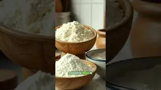 Cassava Flour vs. White Flour: Nutritional Showdown #shorts