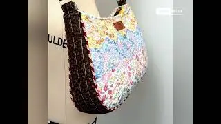 Hexagon Patchwork Quilted Shoulder Bag - made by BLHandmade.com