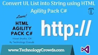 Learn HAP: Convert UL List into String using HTML Agility Pack C# | Web Scraping | Data Extraction
