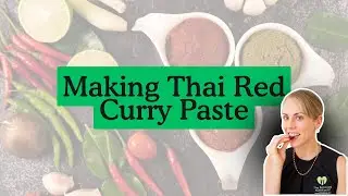 Making Thai Red Curry Paste #thermomix #recipe #cooking