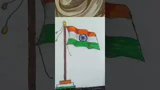 Indian flag art🇮🇳#art#trendingshorts #viralvideo