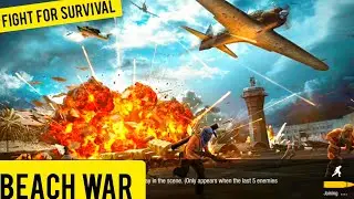 Beach War Fight For Survival Gameplay | Desert Rage Mode | War Game | Shooting Games | Android Games