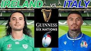 IRELAND vs ITALY Six Nations 2026 Live Commentary