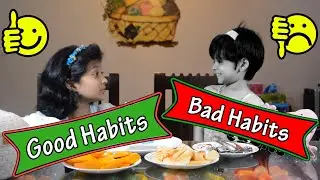 Good Habits in Hindi for Children l अच्छी आदतें हिंदी में | Cute Sisters