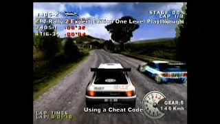 V-Rally 2 Expert Edition One Level Playthrough using a Dreamcast Cheat Code :D #Dreamcast #Sega #DC