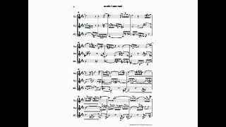 'C MINOR FUGUE' W.F. BACH arranged for Clarinet Trio by Stephen Davies