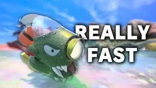 This Rex Wheelie Combo is SO FAST in Kirby Air Riders