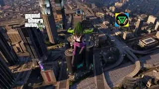&ldquo;She-Hulk Takes on Ballas Gang in GTA 5&rdquo;#SheHulk#BallasGang#GTA5#FightScene#EpicBattle