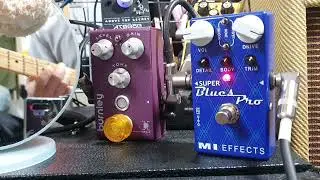 Super Blues Pro Overdrive(MI effects)+Burnley V2 Distortion(Bogner)+ATS808+od3+Fender Guitar+Amp