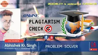 How to Check for Plagiarism Online | Plagiarism Checker | Abhishek Singh | Guru Diksha