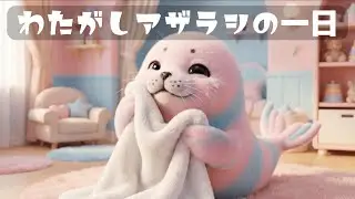 わたがしアザラシの一日🦭