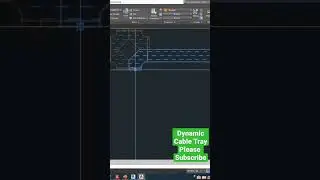Dynamic block for cable trunking in AutoCAD