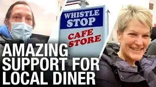 Burgers for freedom! Whistle Stop Cafe packed as lockdown rebellion brings community together