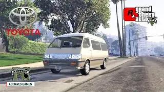 Toyota HiAce Super Custom 1994 | GTA V Real Life Mods | Vehicle Review | TestDrive | GTA V Gameplay
