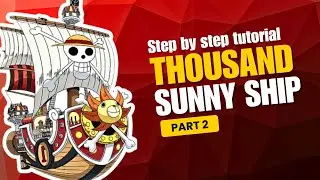Part 2: Recreate the Thousand Sunny Ship in Minecraft | Step-by-Step Tutorial (2025)