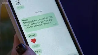 Eastenders Cindy reads old messages on her phone as realises why max did what he did scene