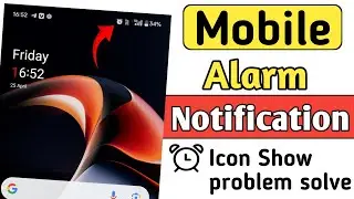How To Remove Alarm icon from Notification Bar Android | Alarm Notification Kaise Band Karen