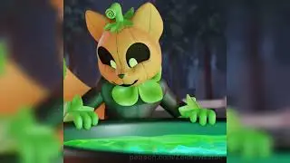 Pumkat growing by Zoidrawza #furry #furryfat #fatfurry #bellyfat