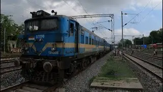 Amazing Dual ERODE WAG 7 Locomotive Haulting | Maal Gaadi Freight Train Indian Railways