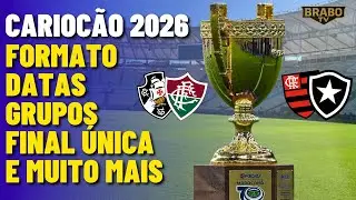 NOVO CARIOCÃO 2026 EXPLICADO: MENOS JOGOS, NOVO FORMATO E FINAL ÚNICA