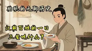 汉朝普通百姓，一天三顿究竟吃什么？|无聊的助眠历史