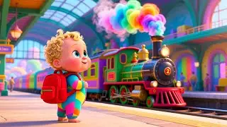 Baby&rsquo;s Train Ride Fun Time 🚂🎶 Fun Adventure Song for Kids | Learn Vehicles and Play Toddlers