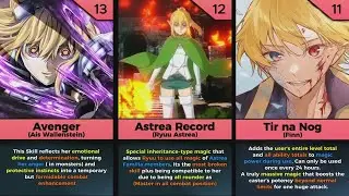 Top 20 Strongest Magic/Skill in Danmachi