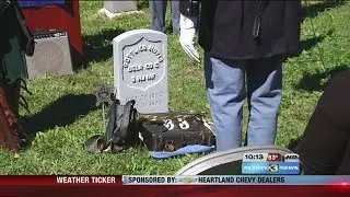 Military headstone dedicated for Civil War veteran in Omaha cemetery