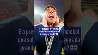 PRESIDENTE DA CONMEBOL DIVULGA IMAGENS DE DI&Aacute;LOGOS DO MOMENTO DA PREMIA&Ccedil;&Atilde;O NA LIBERTADORES; VEJA