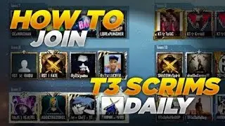 How to Register For T3 Customs of BGMI | How to Join Daily T3 Customs