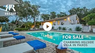 Charming Hillside Villa with Sea View in Paxos, Greece RR6339 | Roula Rouva Real Estate