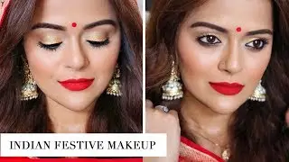 Simple & Easy Festive Makeup Tutorial
