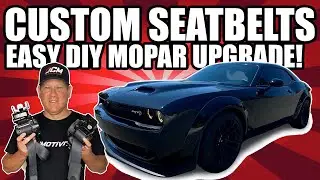 EASY DIY SEATBELT UPGRADE FOR MOPARS OR ANY CARS!