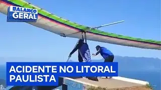 Homem morre após cair de asa-delta em Caraguatatuba (SP)