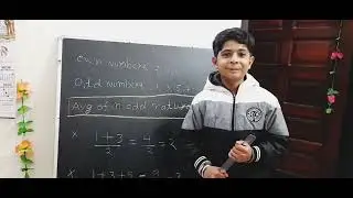 A Kid Explains an Amazing Math Trick 🤯 | Average of n Odd Natural Numbers | Easy Math Concept